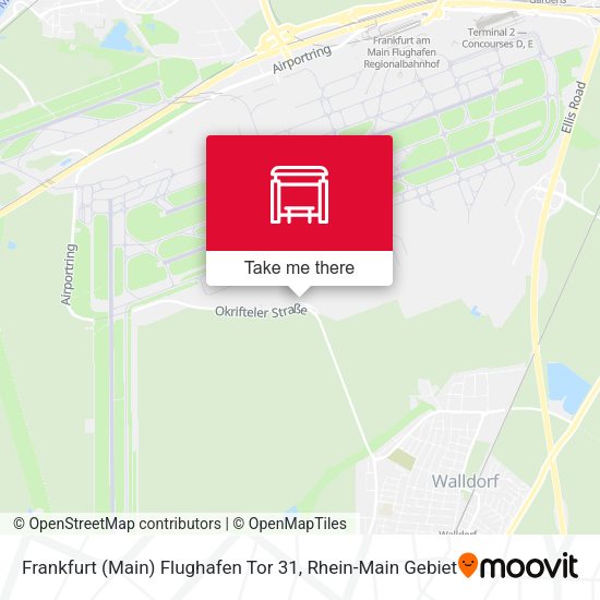 Frankfurt (Main) Flughafen Tor 31 map