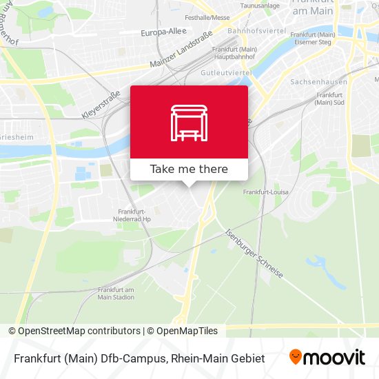 Frankfurt (Main) Dfb-Campus map