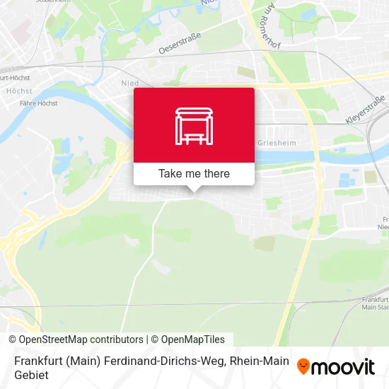 Карта Frankfurt (Main) Ferdinand-Dirichs-Weg