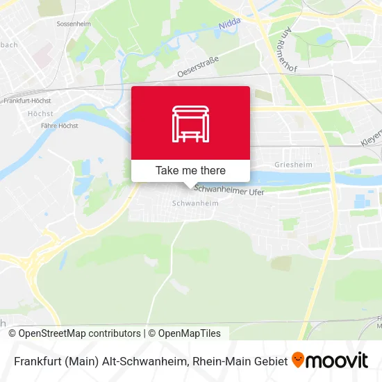 Карта Frankfurt (Main) Alt-Schwanheim