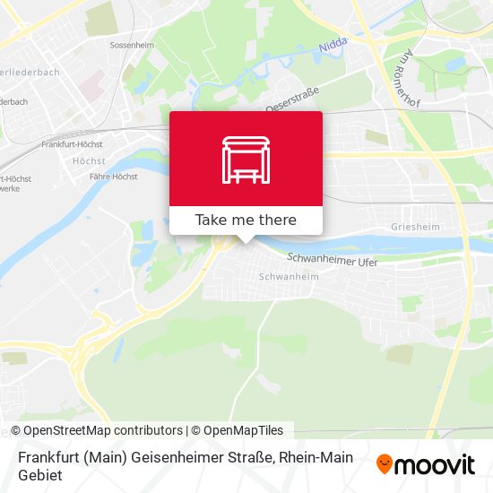 Frankfurt (Main) Geisenheimer Straße map