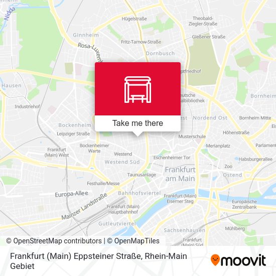 Карта Frankfurt (Main) Eppsteiner Straße