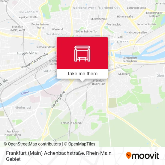 Карта Frankfurt (Main) Achenbachstraße