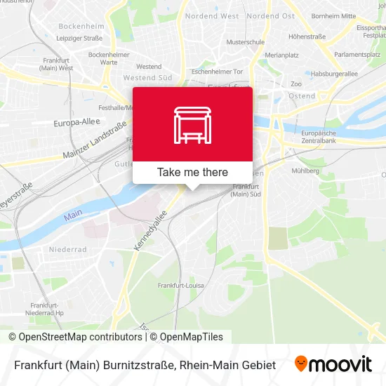 Карта Frankfurt (Main) Burnitzstraße