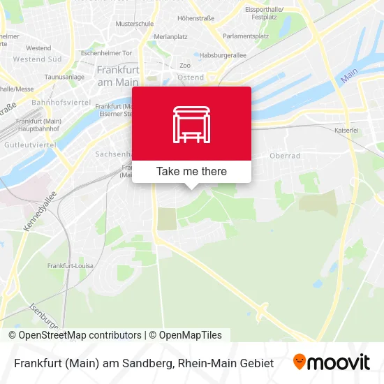 Карта Frankfurt (Main) am Sandberg