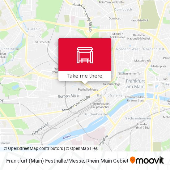 Frankfurt (Main) Festhalle / Messe map