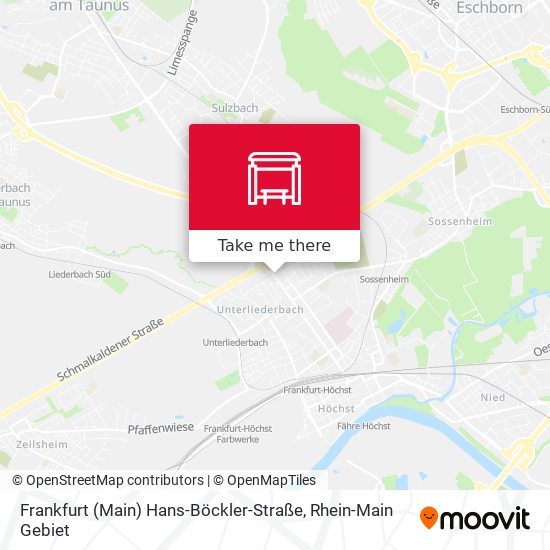 Frankfurt (Main) Hans-Böckler-Straße map