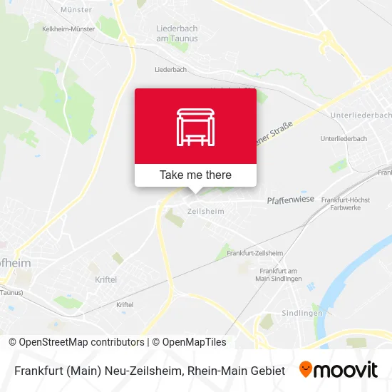 Карта Frankfurt (Main) Neu-Zeilsheim