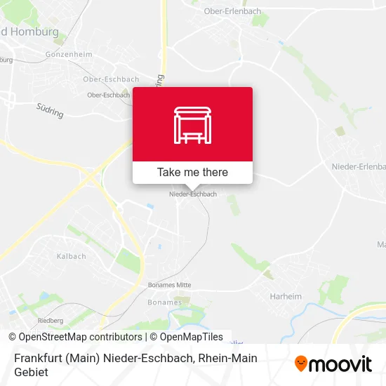 Карта Frankfurt (Main) Nieder-Eschbach