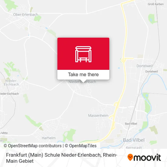 Карта Frankfurt (Main) Schule Nieder-Erlenbach
