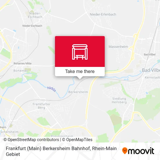Frankfurt (Main) Berkersheim Bahnhof map
