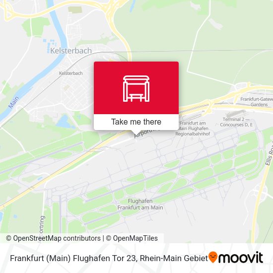 Frankfurt (Main) Flughafen Tor 23 map