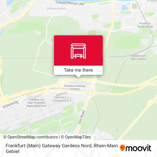 Frankfurt (Main) Gateway Gardens Nord map