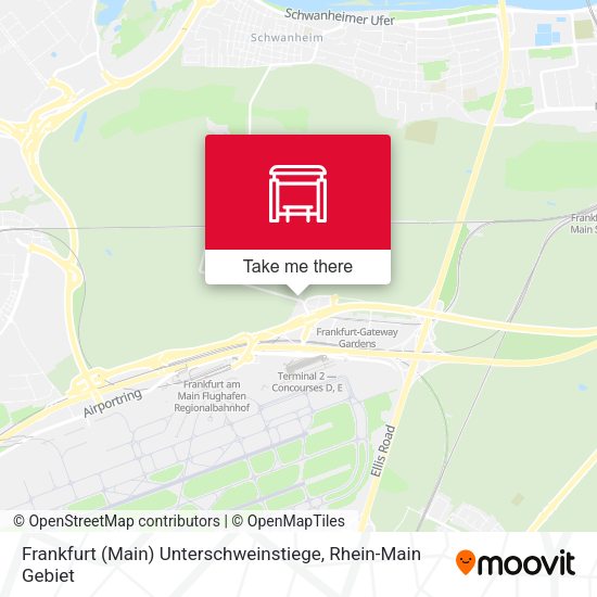 Frankfurt (Main) Unterschweinstiege map