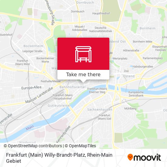 Frankfurt (Main) Willy-Brandt-Platz map