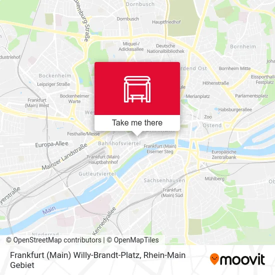 Карта Frankfurt (Main) Willy-Brandt-Platz