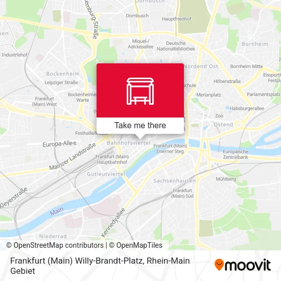 Карта Frankfurt (Main) Willy-Brandt-Platz