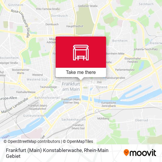 Frankfurt (Main) Konstablerwache map