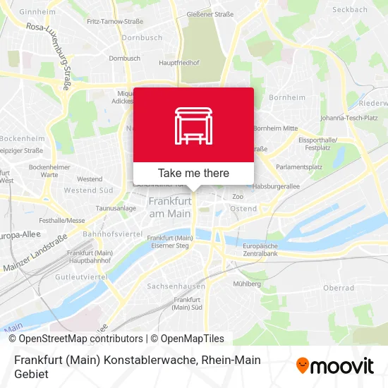 Карта Frankfurt (Main) Konstablerwache
