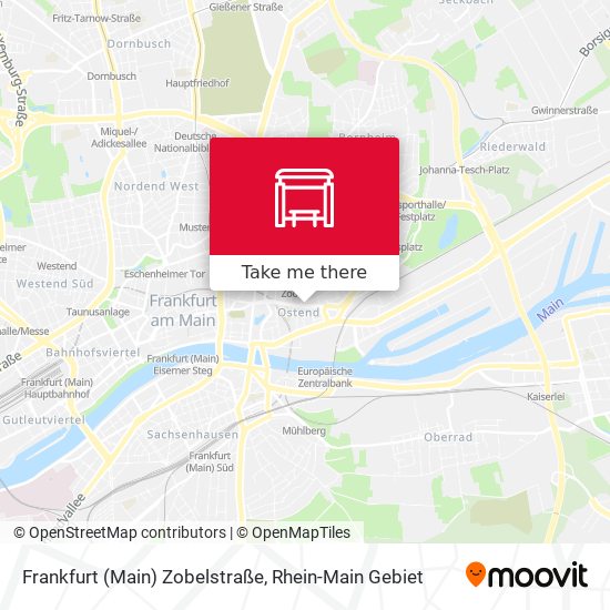 Frankfurt (Main) Zobelstraße map