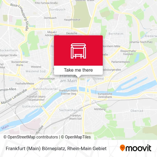 Карта Frankfurt (Main) Börneplatz