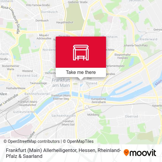 Карта Frankfurt (Main) Allerheiligentor