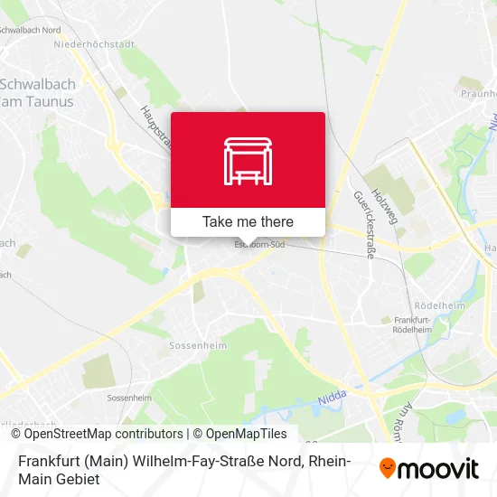 Карта Frankfurt (Main) Wilhelm-Fay-Straße Nord