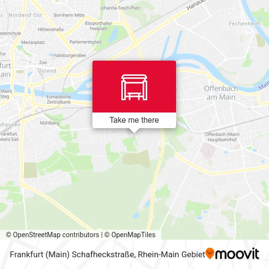 Карта Frankfurt (Main) Schafheckstraße