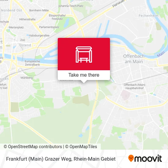 Карта Frankfurt (Main) Grazer Weg