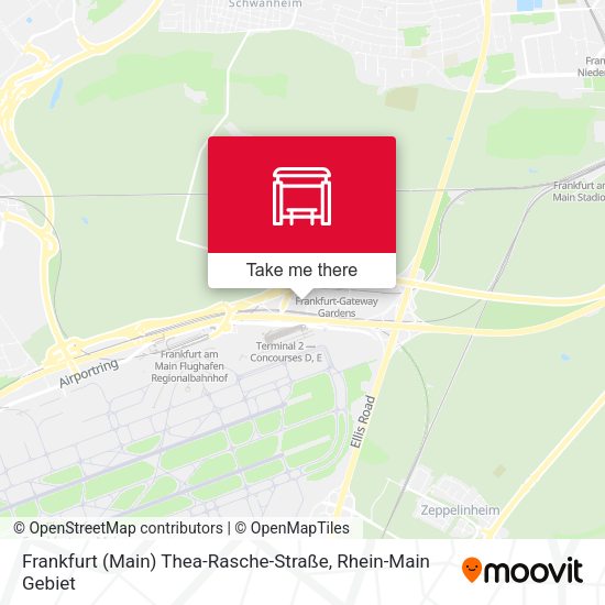 Frankfurt (Main) Thea-Rasche-Straße map