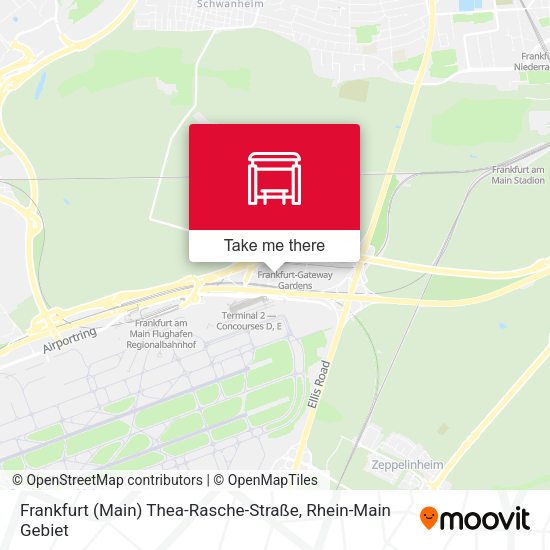 Frankfurt (Main) Thea-Rasche-Straße map
