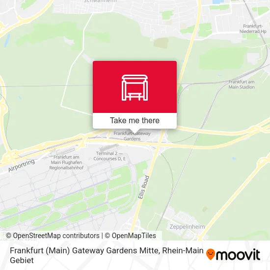 Frankfurt (Main) Gateway Gardens Mitte map