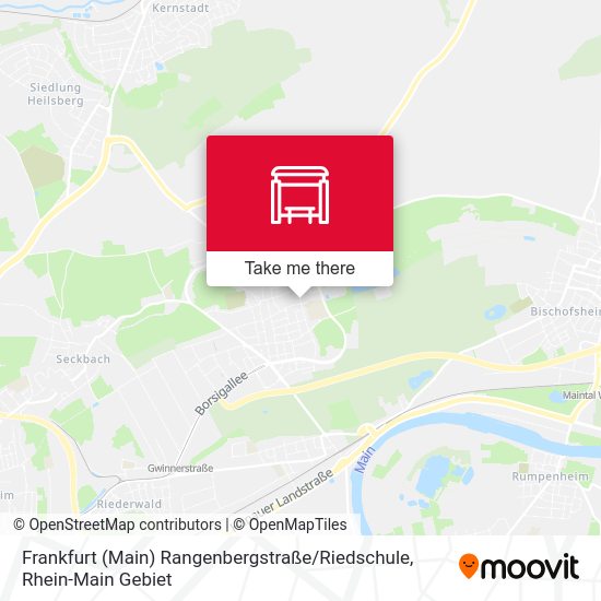 Frankfurt (Main) Rangenbergstraße / Riedschule map