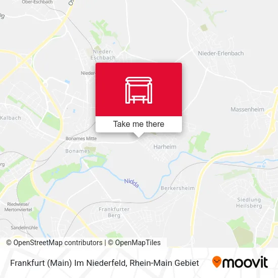 Карта Frankfurt (Main) Im Niederfeld