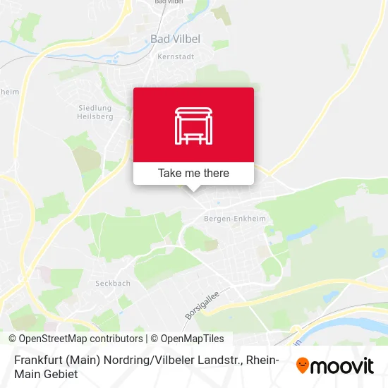 Карта Frankfurt (Main) Nordring / Vilbeler Landstr.