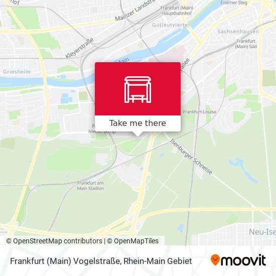 Frankfurt (Main) Vogelstraße map