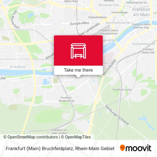 Карта Frankfurt (Main) Bruchfeldplatz