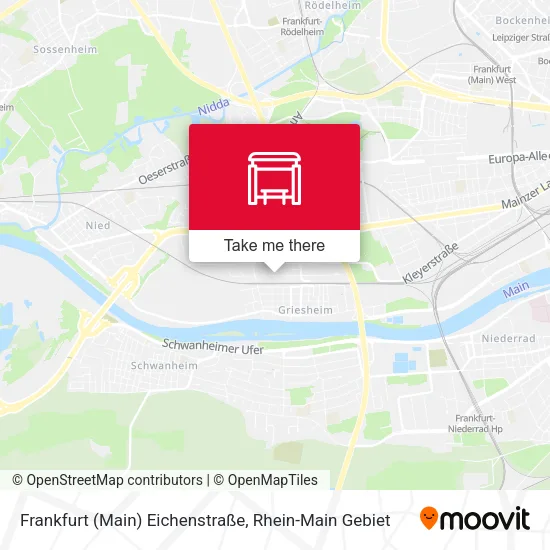 Карта Frankfurt (Main) Eichenstraße