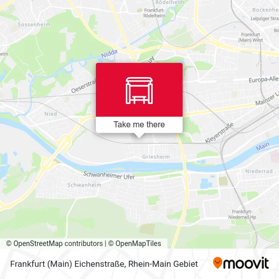 Карта Frankfurt (Main) Eichenstraße