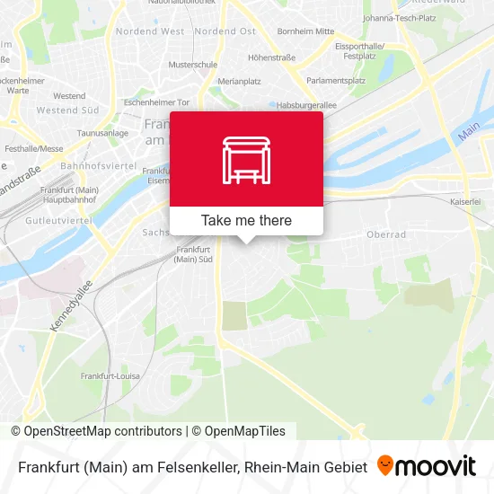 Карта Frankfurt (Main) am Felsenkeller