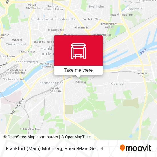 Карта Frankfurt (Main) Mühlberg