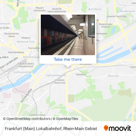 Frankfurt (Main) Lokalbahnhof map