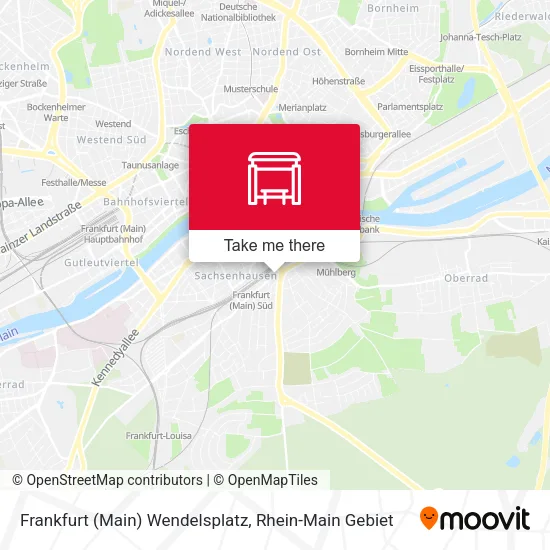 Карта Frankfurt (Main) Wendelsplatz