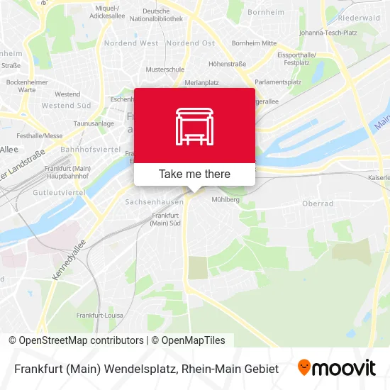 Карта Frankfurt (Main) Wendelsplatz