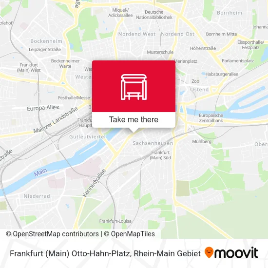 Карта Frankfurt (Main) Otto-Hahn-Platz
