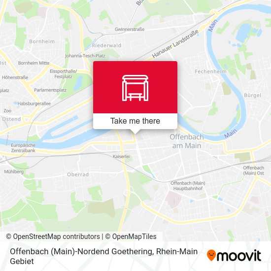 Offenbach (Main)-Nordend Goethering map
