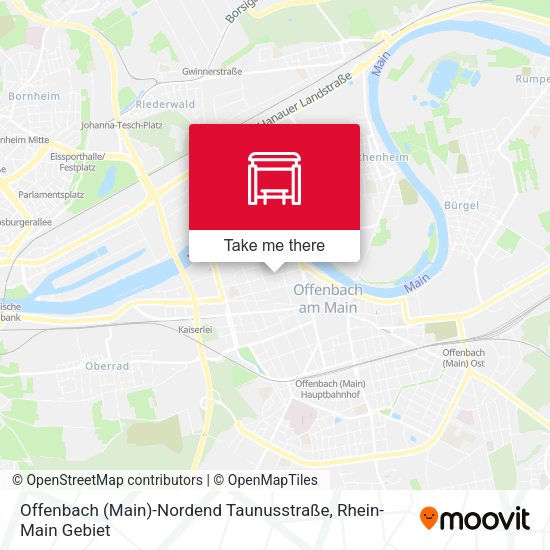 Offenbach (Main)-Nordend Taunusstraße map