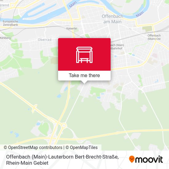 Offenbach (Main)-Lauterborn Bert-Brecht-Straße map