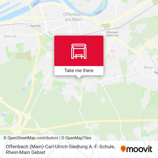 Offenbach (Main)-Carl-Ulrich-Siedlung A.-F.-Schule map