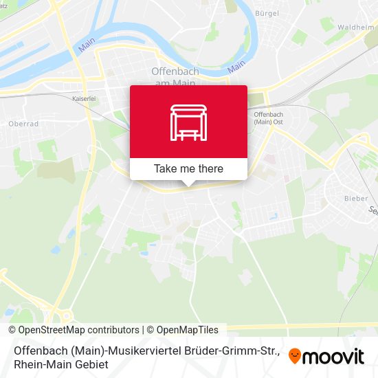 Offenbach (Main)-Musikerviertel Brüder-Grimm-Str. map